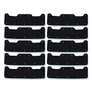 ergodyne Skullerz 8953 Hard Shell Bump Cap Sweatband Replacement, Black, 10/Pack (60237)