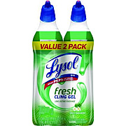 LYSOL Brand Cling and Fresh Toilet Bowl Cleaner, Forest Rain Scent, 24 oz, 2/Pack (98015PK)