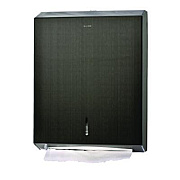 Alpine Industries Vertical C-Fold/Multi-Fold Paper Towel Dispenser, 14.5 x 4 x 11.2, Antique Nickel (ALP480AN)