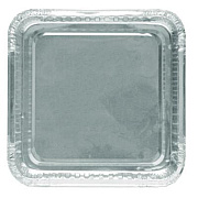 HFA 8" Square Cake Pan, 7.88 x 7.88 x 1.31, Silver, Aluminum, 500/Carton (404835500)