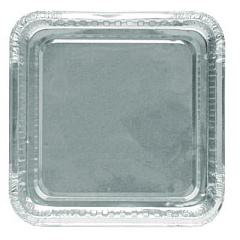HFA 8" Square Cake Pan, 7.88 x 7.88 x 1.31, Silver, Aluminum, 500/Carton (404835500)