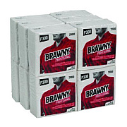 Brawny Professional All Purpose Wipers, 3-Ply, 13 x 13, White, 80 Wipers/Pack, 12 Packs/Carton (290)