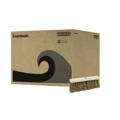 Boardwalk Street Broom Head, 6.25" Brown Palmyra Fiber Bristles, 16" Brush (71160)
