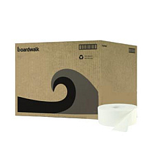 Boardwalk JRT Jumbo Roll Bathroom Tissue, Septic Safe, 2-Ply, 3.3" x 1,000 ft, White, 12 Rolls/Carton (6100B)