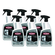WEIMAN Stainless Steel Cleaner and Polish, Floral Scent, 22 oz Spray Bottle, 6/Carton (108)