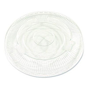 Boardwalk PET Cold Cup Straw-Slot Lids, Fits 9 oz to 10 oz Cold Cups, Plastic, Clear, 100/Pack (PET910STRAPK)