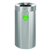 Alpine Industries 27 Gallon Stainless Steel Compost Can, Brushed Stainless Steel (ALP47527CO)