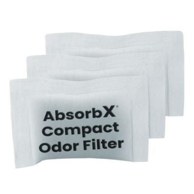 HLS Commercial AbsorbX Compact Odor Filter, 0.03 lb Bag, Unscented, 3/Pack (HLS08CF3)