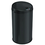 HLS Commercial Sensor Trash Can, 8 gal, Plastic/Stainless Steel, Black (HLS08RB)