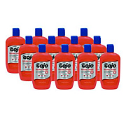 GOJO NATURAL ORANGE Pumice Hand Cleaner, Citrus Scent, 14 oz, 12/Carton (095712CT)