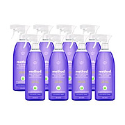 Method All Surface Cleaner, French Lavender, 28 oz Spray Bottle, 8/Carton (377448CT)