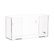 AdirMed Acrylic Glove Dispenser, Single Box Capacity, 10.2 x 3.5 x 5.3, Clear (I90201)