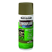 Rust-Oleum Camouflage Spray Paint, Flat Army Green, 12 oz Aerosol Can (279176)