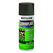 Rust-Oleum Camouflage Spray Paint, Flat Deep Forest Green, 12 oz Aerosol Can (279175)