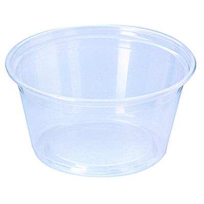 Fabri-Kal Microwavable Deli Containers, 5 oz, 3.6" Diameter x 1.8" h, Clear, Plastic, 1,000/Carton (PK5SC)