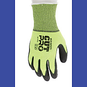 MCR Safety Cut Pro 9277PU Gloves, 10" Long, Medium, Black/Lime, 12 Pairs (9277PUM)
