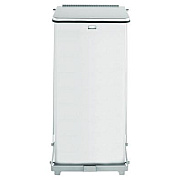Rubbermaid Commercial Defenders Heavy-Duty Steel Step Can, 6.5 gal, Stainless Steel (ST12SSPL)