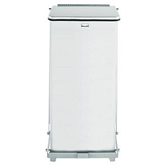 Rubbermaid Commercial Defenders Heavy-Duty Steel Step Can, 6.5 gal, Stainless Steel (ST12SSPL)