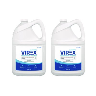 Diversey Virex All-Purpose Disinfectant Cleaner, Lemon Scent, 1 gal Container, 2/Carton (CBD540557)