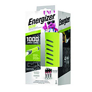 Energizer Pro Series Handheld High CRI Flashlight, Rechargeable Lithium Ion Battery/6 AAA Batteries (Included), Gray/Green (ENYPHH62)