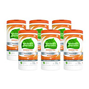 Seventh Generation Botanical Disinfecting Wipes, 7 x 8, Lemongrass Citrus, 70 Count, 6/Carton (22813CT)