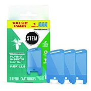 SC JOHNSON STEM Light Trap Refills, 3 Refills/Pack, 8 Packs/Carton (372883)