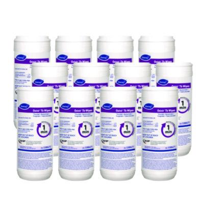 Diversey Oxivir TB Disinfectant Wipes, 7 x 6, White, 60/Canister, 12 Canisters/Carton (5388471)