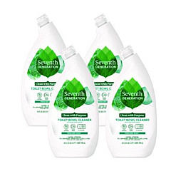 Seventh Generation Toilet Bowl Cleaner, Fresh Mint Scent, 24 oz Bottle, 4/Carton (45166CT)