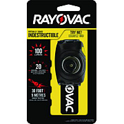 Rayovac Virtually Indestructible LED Headlight, 3 AAA Batteries (Included), 30 m Projection, Black (DIYHL3AAABTA)