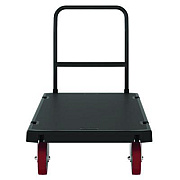 Suncast Commercial Resin Platform Truck, 1,600 lb Capacity, 30.25 x 64.5 x 41, Black (PDPT3060)