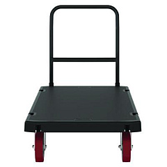 Suncast Commercial Resin Platform Truck, 1,600 lb Capacity, 30.25 x 64.5 x 41, Black (PDPT3060)