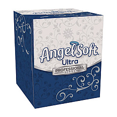 Angel Soft ps Ultra Facial Tissue, 2-Ply, White, 96 Sheets/Box, 36 Boxes/Carton (49470)