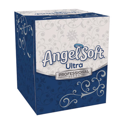 Angel Soft ps Ultra Facial Tissue, 2-Ply, White, 96 Sheets/Box, 36 Boxes/Carton (49470)