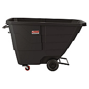 Suncast Commercial 1 cu yd Light Duty Tilt Truck, 1,250 lb Capacity, Black (RMTTCD1003F1)