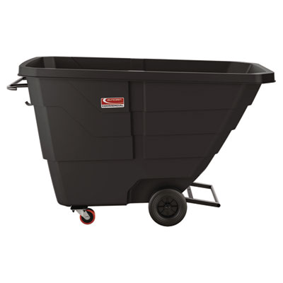 Suncast Commercial 1 cu yd Light Duty Tilt Truck, 1,250 lb Capacity, Black (RMTTCD1003F1)