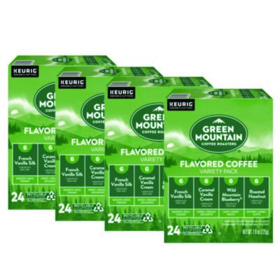 Green Mountain Coffee Flavored Variety Coffee K-Cups, Assorted Flavors, 96/Carton (9975CT)