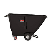 Suncast Commercial 0.5 cu yd Light Duty Tilt Truck, 850 lb Capacity, Black (RMTTLD504F1D)