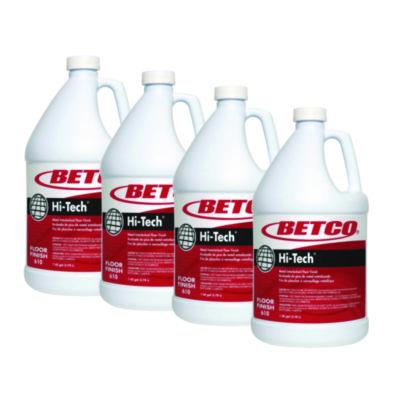Betco Hi Tech Floor Finish, 1 gal Bottle, 4/Carton (6100400)