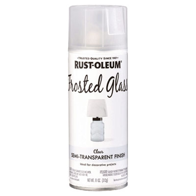Rust-Oleum Specialty Frosted Glass Spray Paint, Matte Clear, 11 oz Aerosol Can (342600EA)