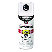 Rust-Oleum Stops Rust 5-in-1 Spray Paint, Flat White, 12 oz Aerosol Can (376856EA)