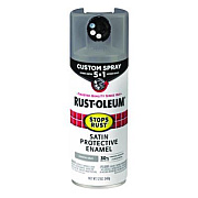 Rust-Oleum Stops Rust 5-in-1 Spray Paint, Satin Coastal Gray, 12 oz Aerosol Can (376872EA)