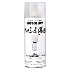 Rust-Oleum Specialty Frosted Glass Spray Paint, Matte Clear, 11 oz Aerosol Can, 6/Carton (342600)