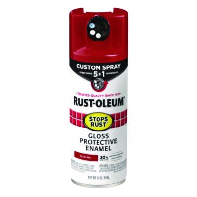 Rust-Oleum Stops Rust 5-in-1 Spray Paint, Gloss Regal Red, 12 oz Aerosol Can (376895EA)