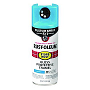 Rust-Oleum Stops Rust 5-in-1 Spray Paint, Gloss Maui Blue, 12 oz Aerosol Can (376907EA)