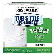 Rust-Oleum Specialty Tub and Tile Refinishing Kit, Gloss White, Quart (384165EA)