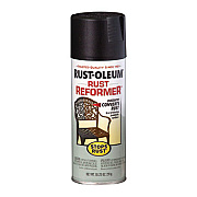 Rust-Oleum Stops Rust Rust Reformer Spray, Black, 10.25 oz Aerosol Can (215215EA)
