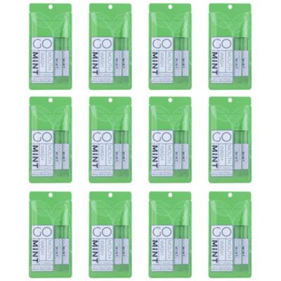 Go Mouthwash Individual Mouthwash Packets, Mint Flavor, 0.37 oz Packet, 5/Pack, 12 Packs/Box (MW05)