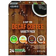 Green Mountain Coffee Decaf Variety Coffee K-Cups, Assorted Flavors, 0.38 oz K-Cup, 24/Box (9977)