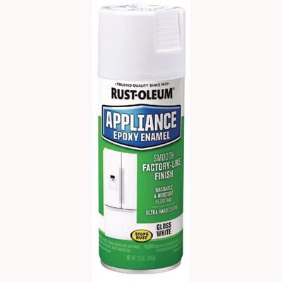 Rust-Oleum Specialty Appliance Epoxy Spray Paint, Gloss White, 12 oz Aerosol Can (7881830EA)