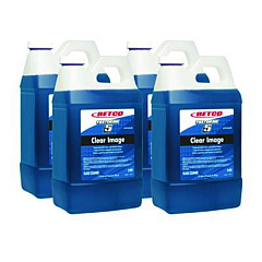 Betco Clear Image FastDraw Glass and Surface Cleaner, Rain Fresh Scent, 67.6 oz Bottle, 4/Carton (1994700)